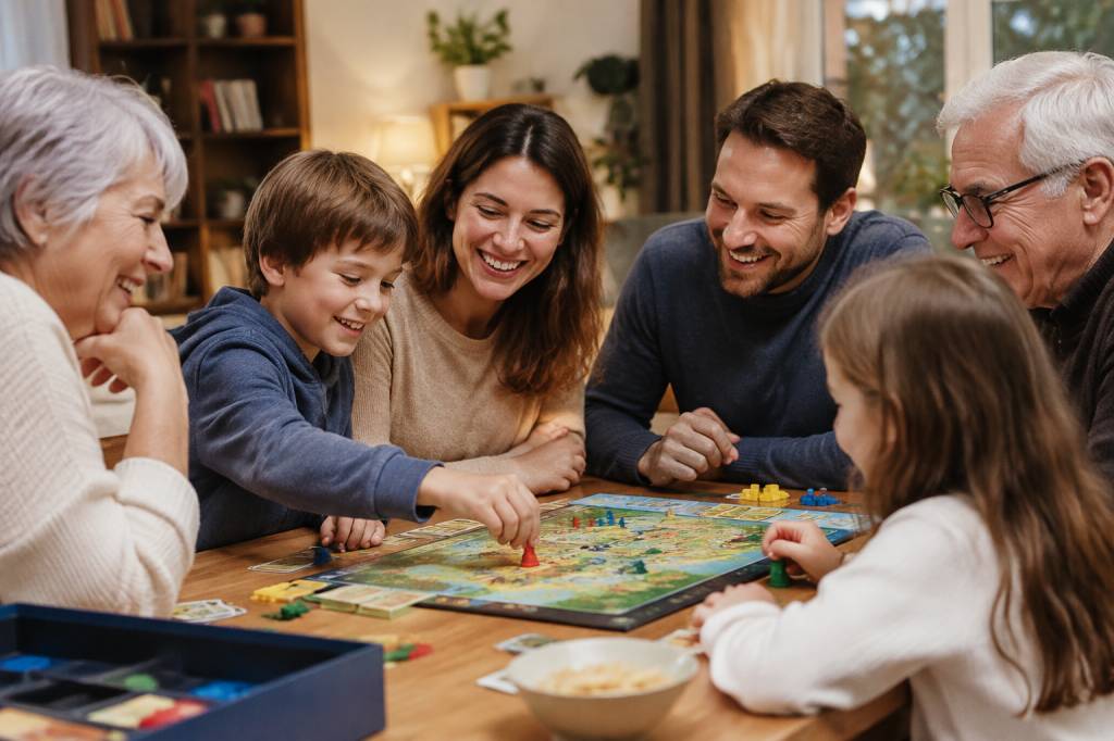 Les jeux de société qui rassemblent toutes les générations pour des soirées réussies